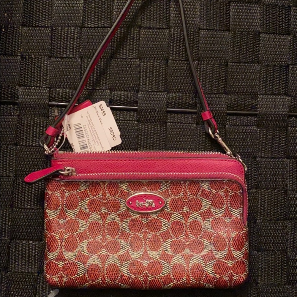 Red Coach Handbag